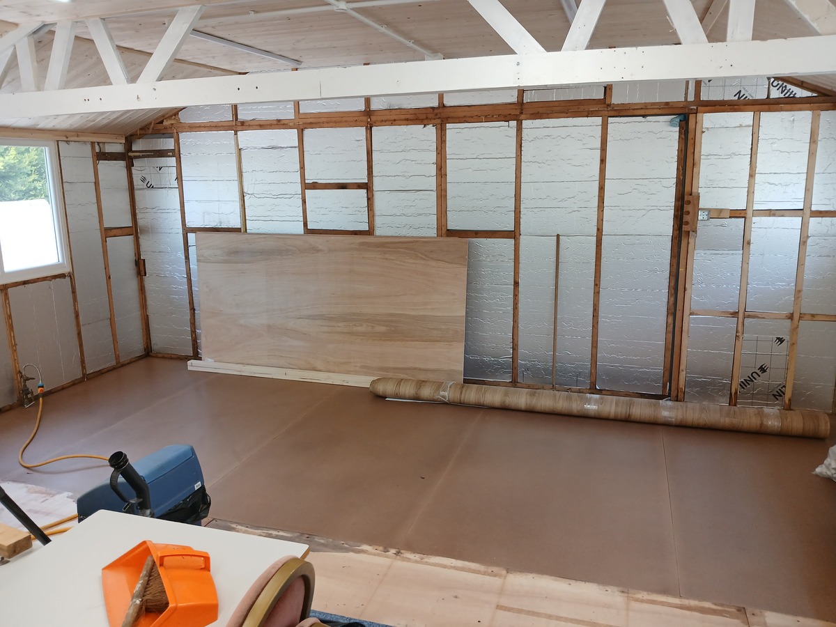 Old kitchen fully removed ready for the new one to be installed